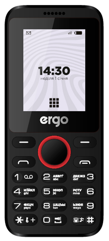 Мобильный телефон ERGO B183 Dual Sim Black в Киеве