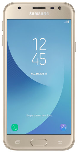 Смартфон Samsung Galaxy J3 2017 Duos Gold (SM-J330FZDD) в Києві