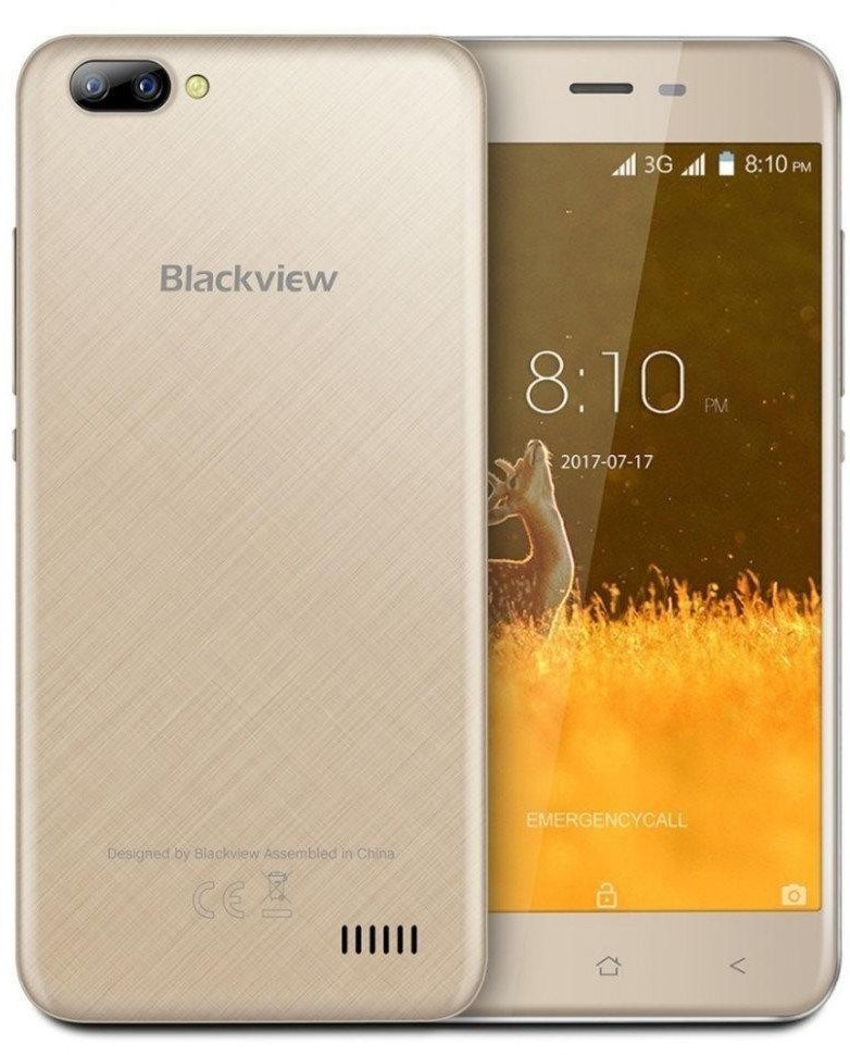 Смартфон Blackview A7 Gold в Києві