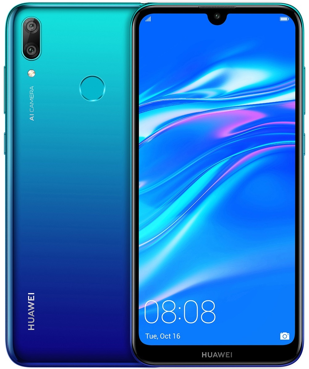 Смартфон HUAWEI Y7 2019 3/32GB Aurora Blue (51093HEU) в Киеве
