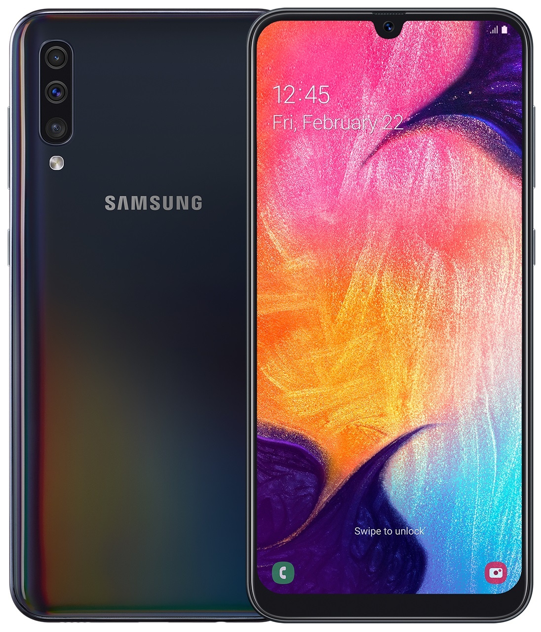 Смартфон Samsung Galaxy A505F A50 6/128GB Black (SM-A505FZKQSEK) в Києві
