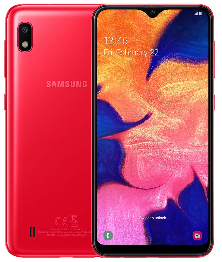 Смартфон Samsung Galaxy A10 2019 SM-A105F 2/32GB Red (SM-A105FZRG) в Киеве