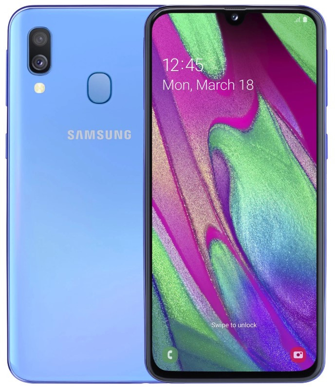

Смартфон SAMSUNG A405F Galaxy A40 4/64GB Blue (SM-A405FZBDSEK)