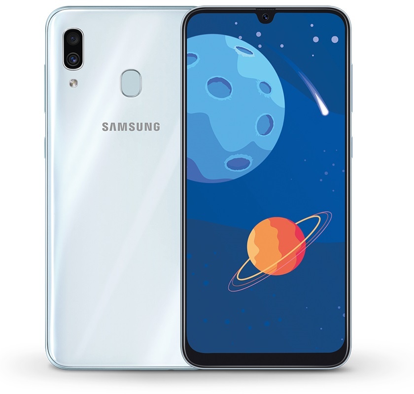 ᐉ Смартфон Samsung Galaxy A30 2019 SM-A305F 4/64GB White (SM-A305FZWO ...