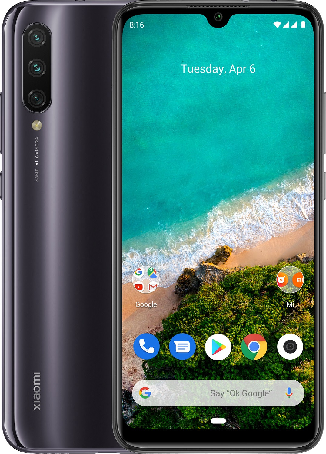 

Смартфон XIAOMI Mi A3 4/64GB Kind of Grey