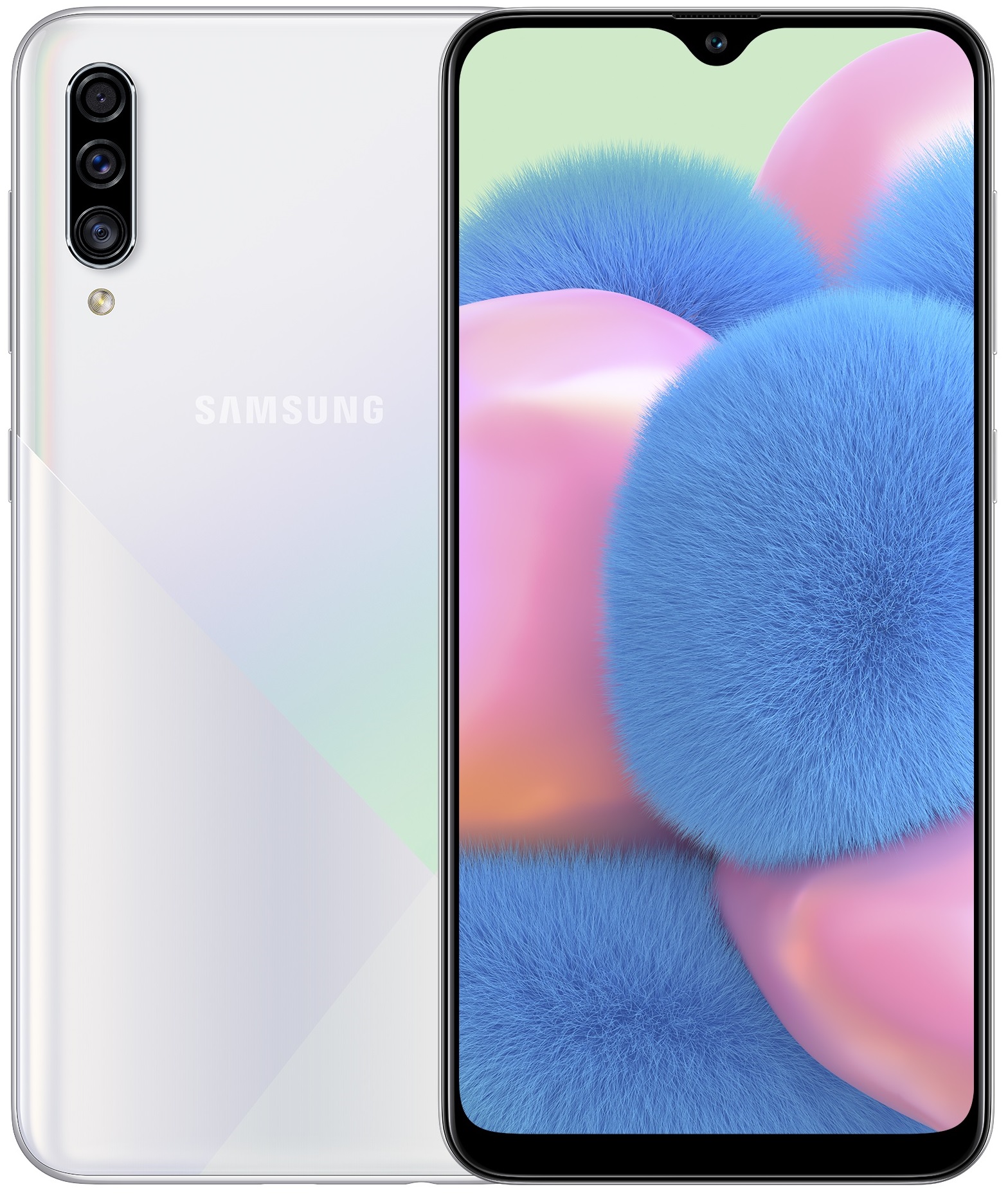 

Смартфон SAMSUNG Galaxy A30s 4/64GB White (SM-A307FZWVSEK)
