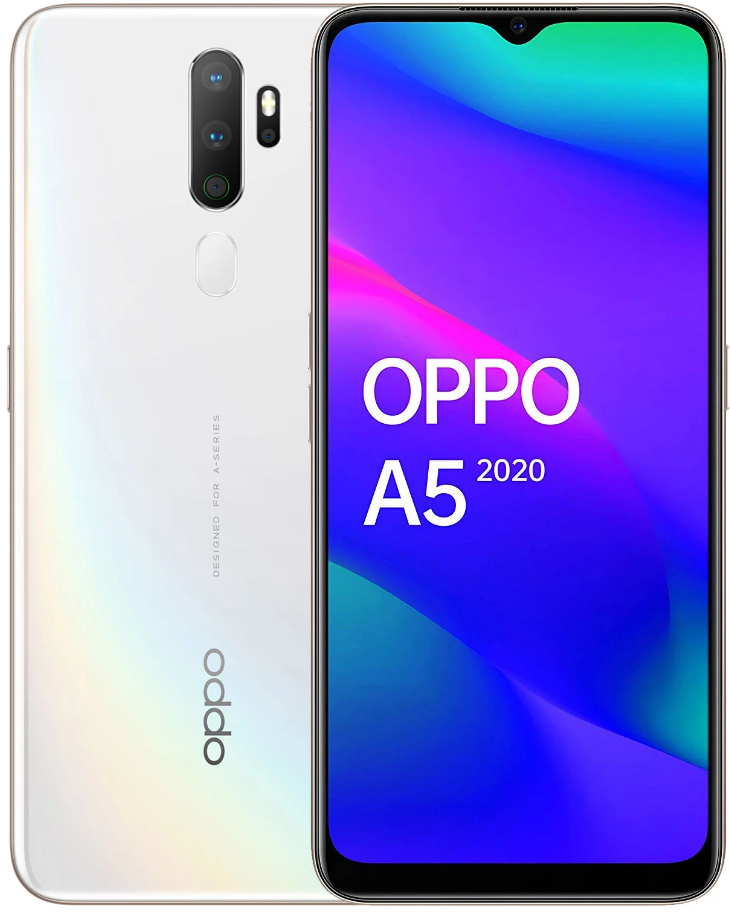 

Смартфон OPPO A5 2020 3/64GB Dazzling White