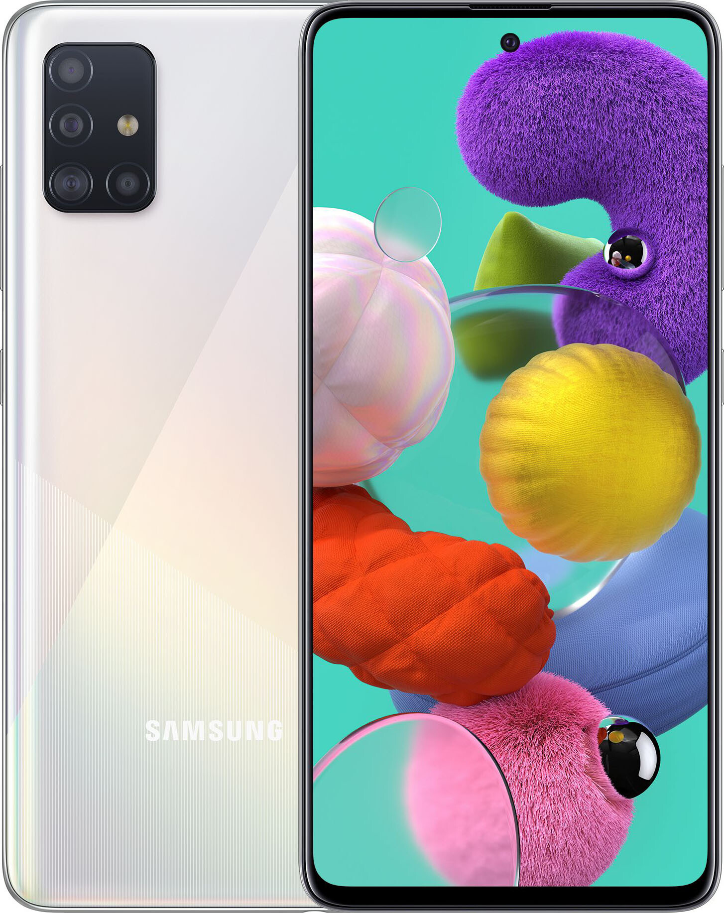 Смартфон SAMSUNG Galaxy A51 4/64GB White (SM-A515FZWUSEK) в Києві