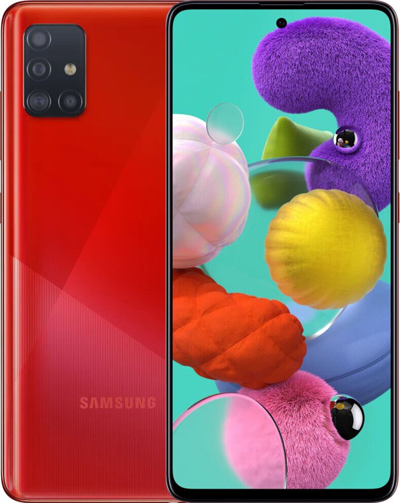 Смартфон SAMSUNG Galaxy A51 6/128GB Red (SM-A515FZRWSEK) в Киеве