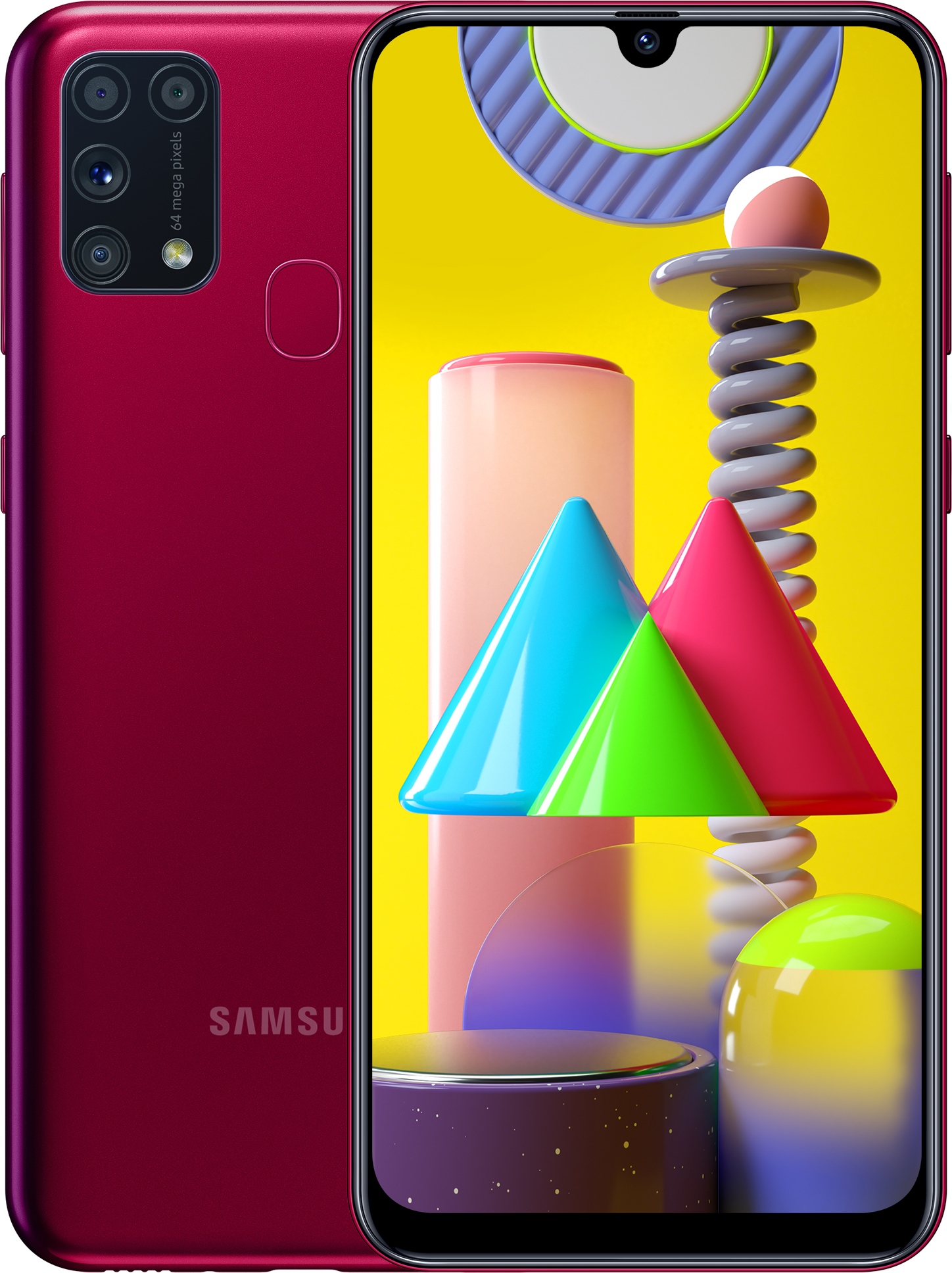 Смартфон SAMSUNG Galaxy M31 6/128GB Red (SM-M315FZRU) купити за низькою ціною в Києві, Львові, Вінниці, Івано-Франківську, Луцьку, Рівному та Україні | Інтернет-магазин Eldorado
