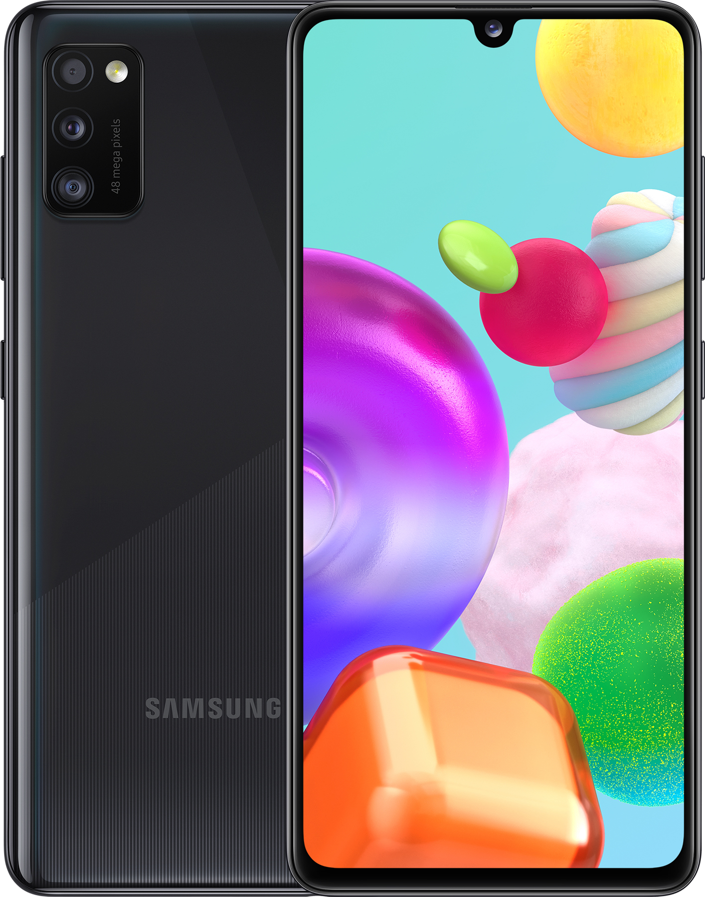 Смартфон SAMSUNG Galaxy A41 4/64GB Black (SM-A415FZKDSEK) в Києві