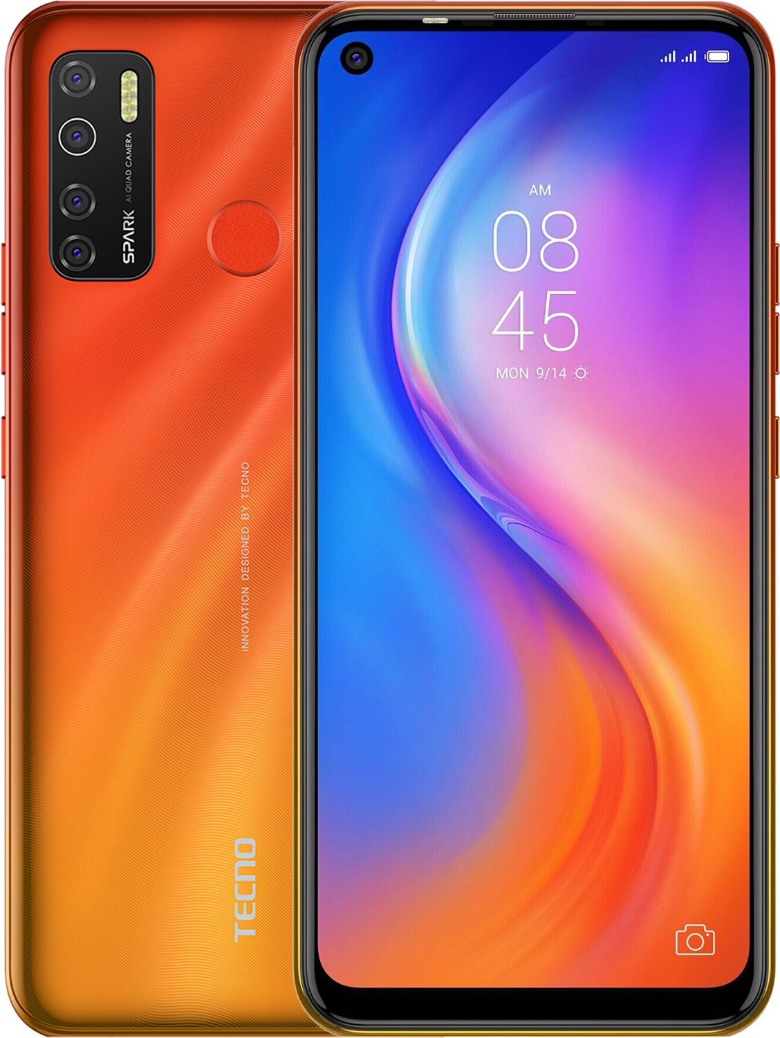 Смартфон TECNO Spark 5 Pro (KD7) 4/128Gb Spark Orange в Киеве