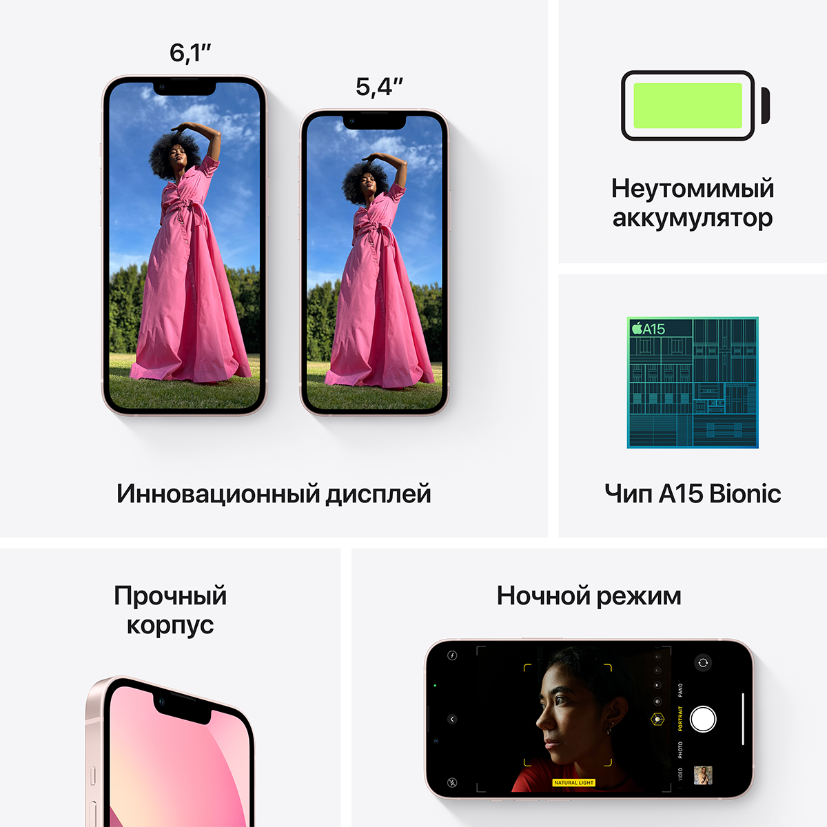 ᐉ Смартфон APPLE iPhone 13 mini 128GB Blue (MLK43) — купить в Киеве и  Украине | Цена и отзывы в ELDORADO