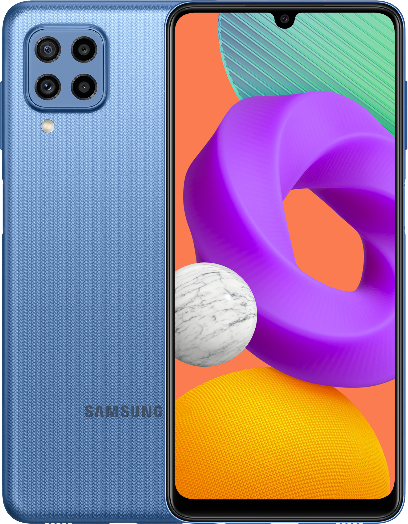 Смартфон SAMSUNG Galaxy M22 4/128GB Light Blue (SM-M225FLBGSEK) в Києві