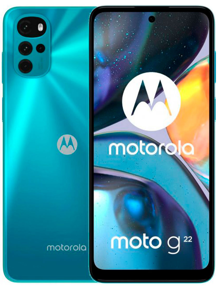 Смартфон MOTOROLA G22 4/64GB Iceberg Blue (PATW0030UA) в Києві