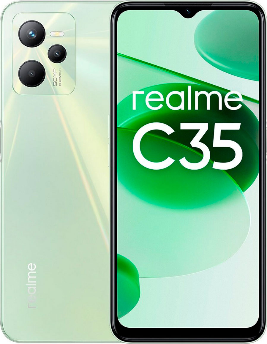 Смартфон REALME C35 4/64Gb Glowing Green в Києві