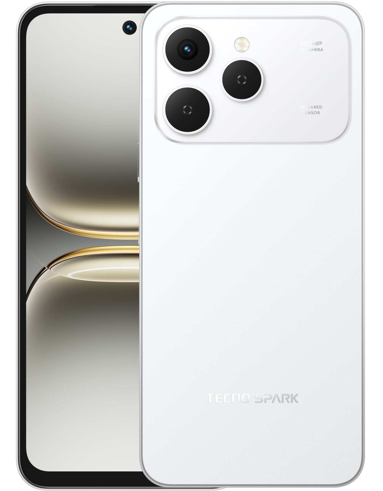 Смартфон TECNO Spark 40 (KM5n) 8/256ГБ Veil White в Киеве