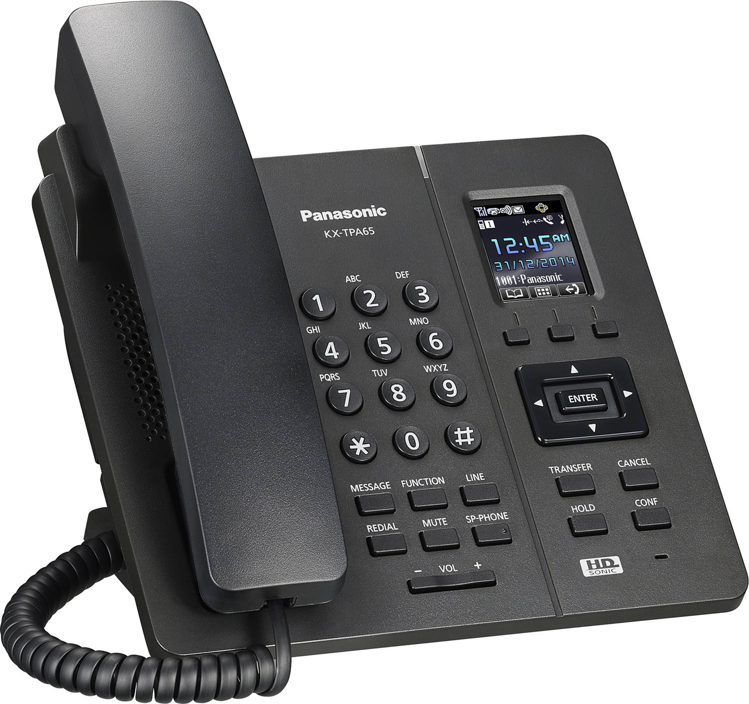 ᐉ SIP-телефон PANASONIC KX-TPA65RU Black — купить в Киеве и Украине ...