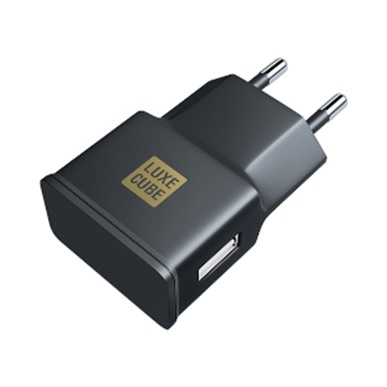 

Зарядное устройство сетевое LuxeCube 2.1А USB 2.0 Black