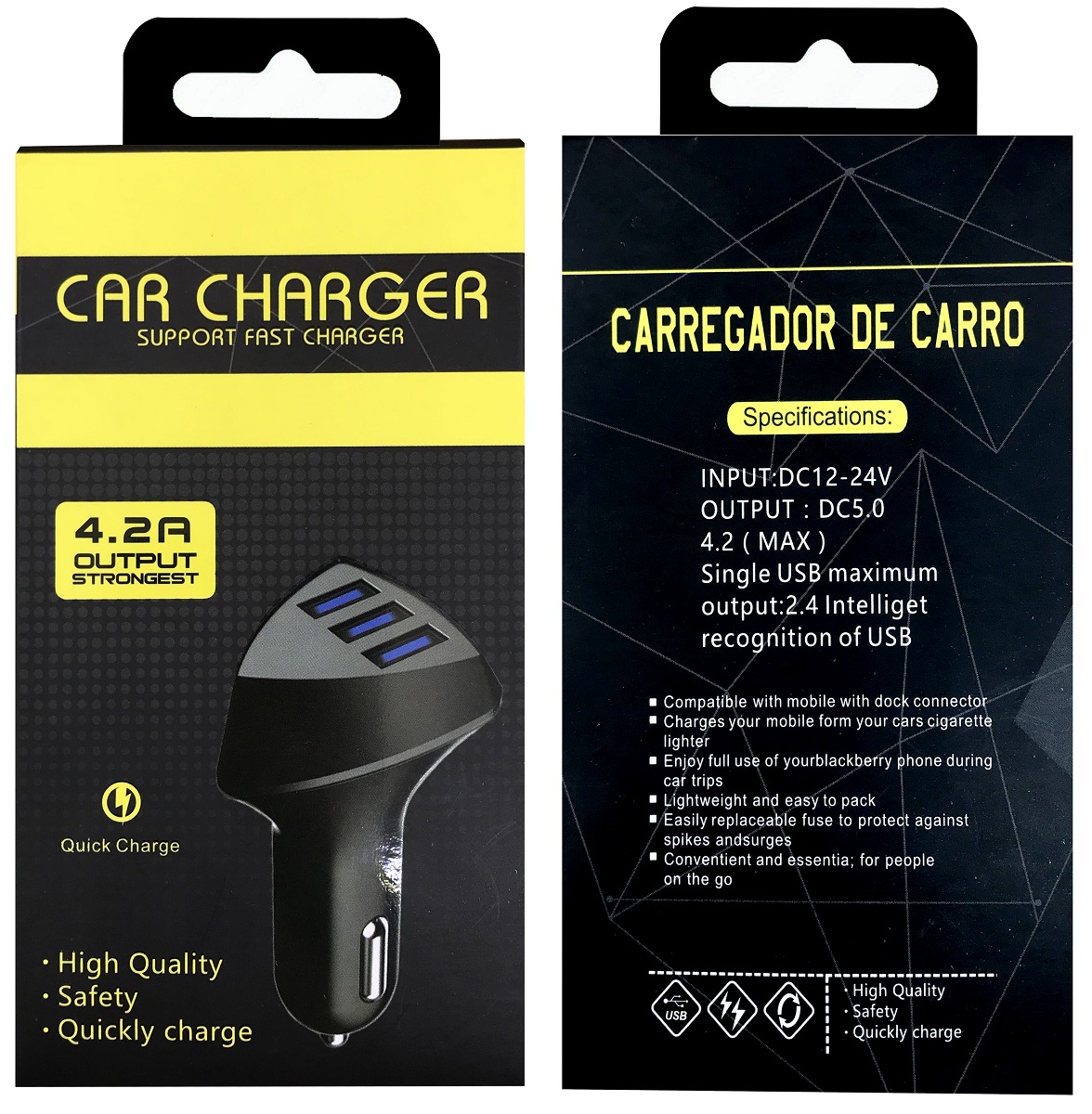Зарядний пристрій XOKO CC-300 3 USB 4.2A (CC-300-BK) · 2