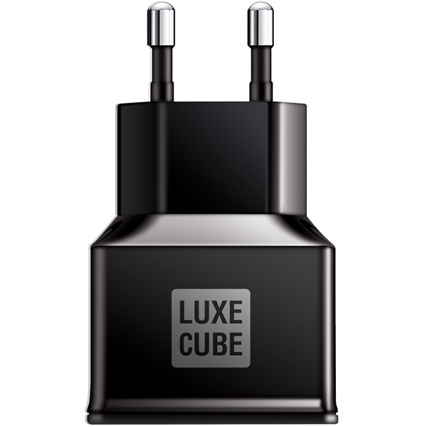Зарядний пристрій Luxe Cube USB 2.1A black в Києві