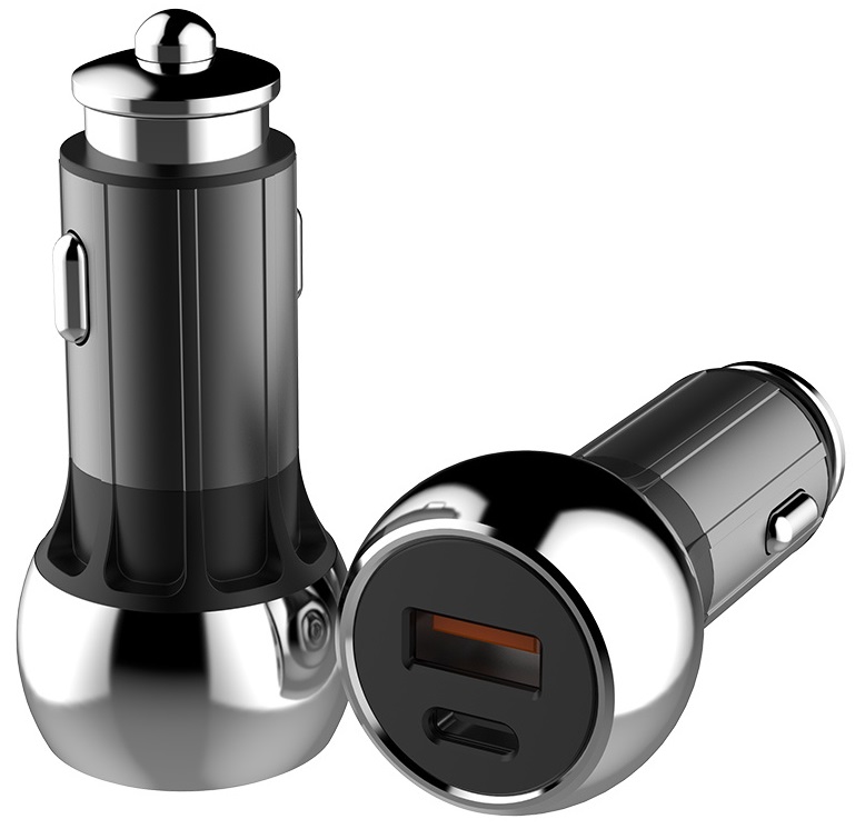 Автомобільний зарядний пристрій Colorway 2USB (PD+ QC3.0 ) (36W) Black · 5