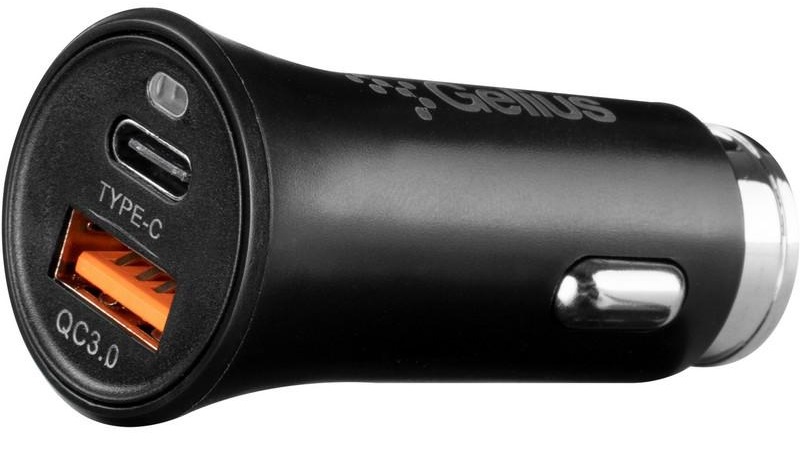 Автомобільний зарядний пристрій Gelius Twix GP-CC006 3.1A Чорний · 5