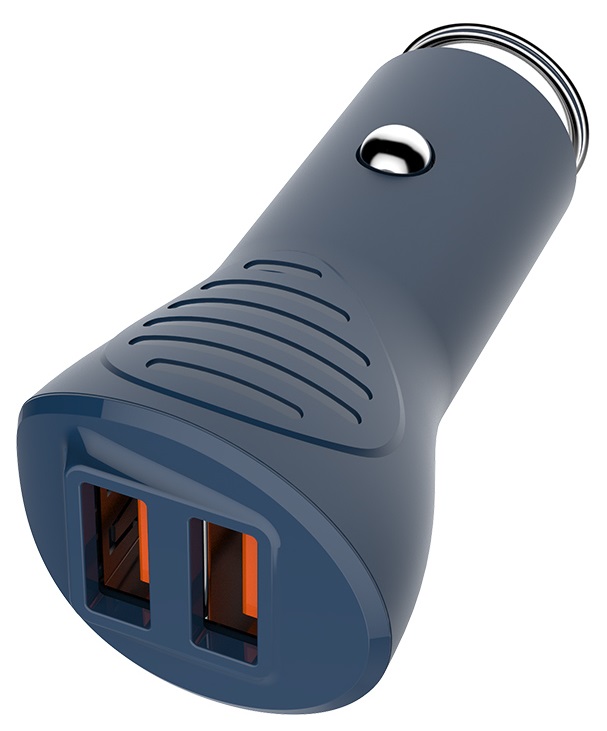 Автомобільний зарядний пристрій Colorway 2USB Quick Charge 3.0 (36W) blue (CW-CHA011Q-BL) · 4