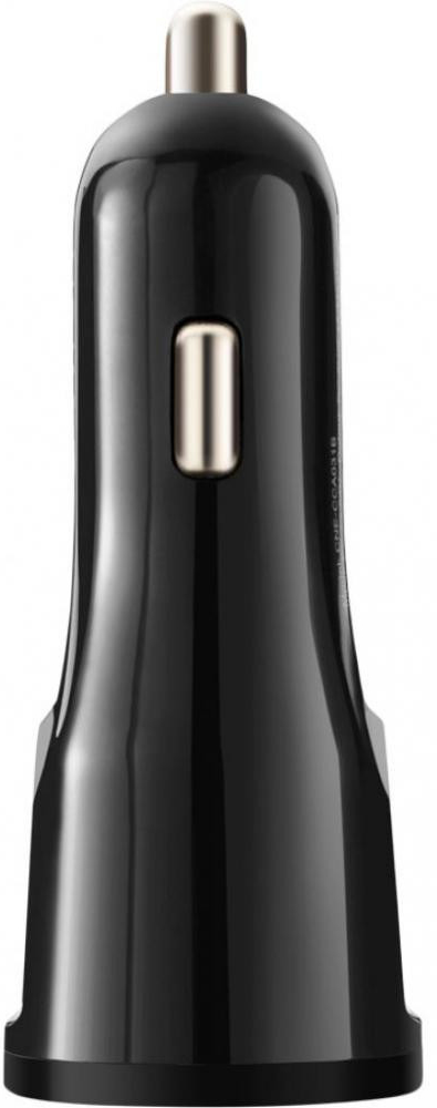 Автомобільний зарядний пристрій CANYON C-03 Lightning 2.4A C-033 Black (CNE-CCA033B) · 2