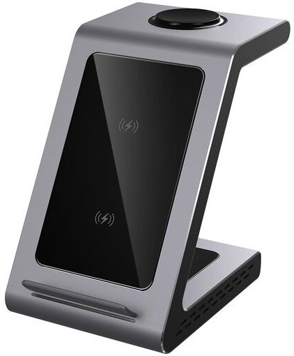 Бездротовий зарядний пристрій PRESTIGIO Revolt A8 Space Grey (PCS108A_SG) в Києві