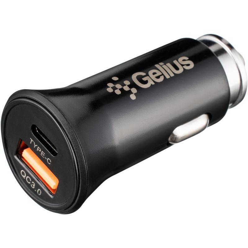 Автомобiльний зарядний пристрiй Gelius Pro Twix GP-CC006 USB+Type-C QC (85175) · 4