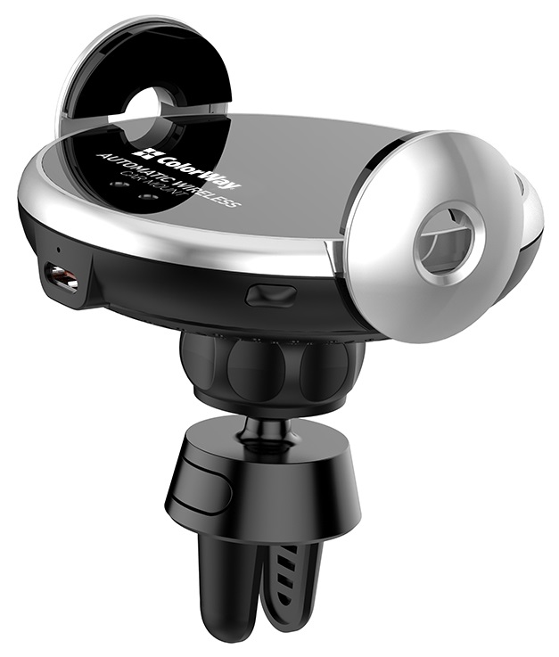 Бездротовий зарядний пристрій ColorWay AutoSense Car Wireless Charger 2 (CW-CHAW035Q-BK) · 3