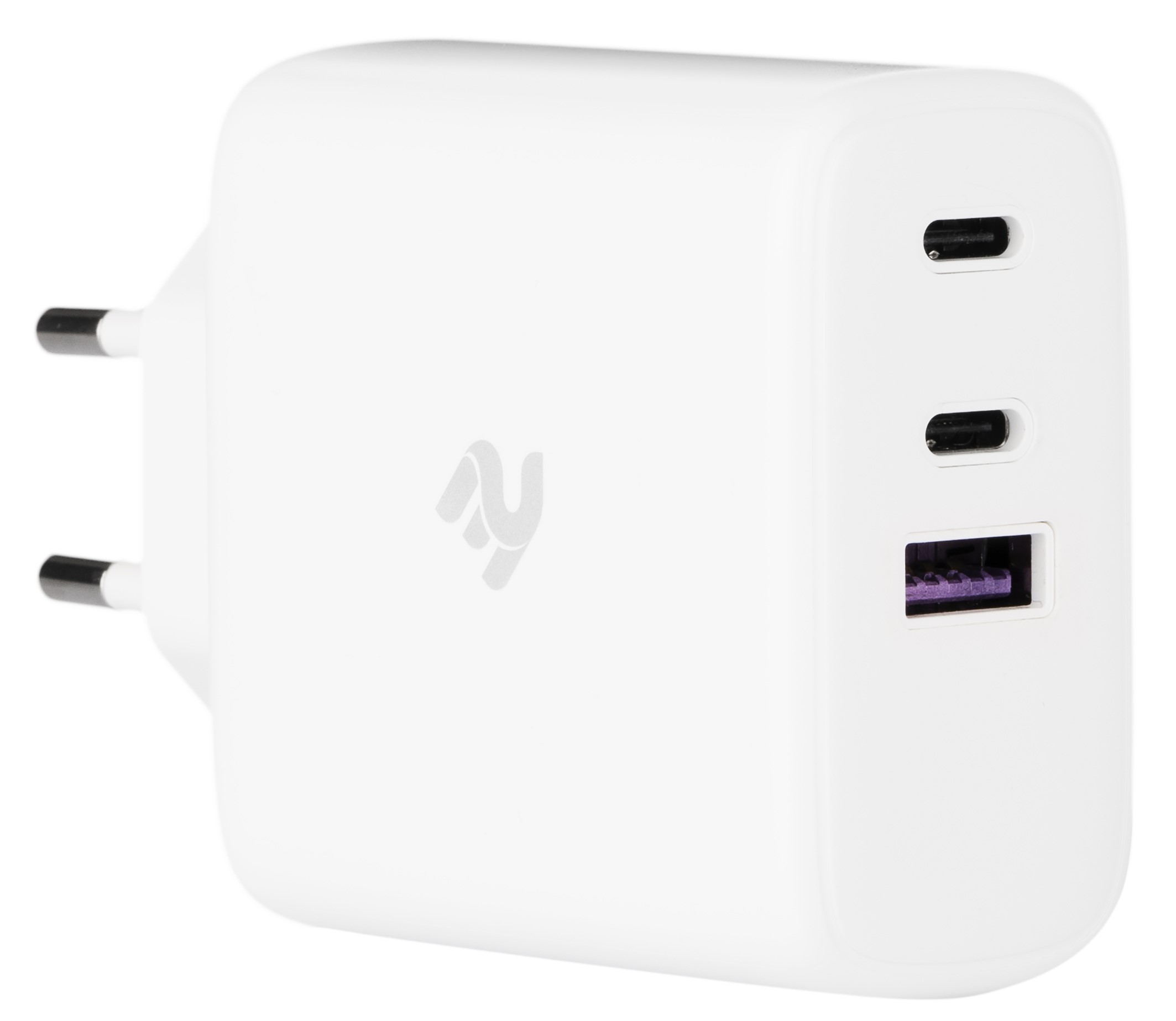 Мережевий зарядний пристрій 2Е USB-C Wall Charger GaN 65W white (2E-WC3USB65W-W) · 3