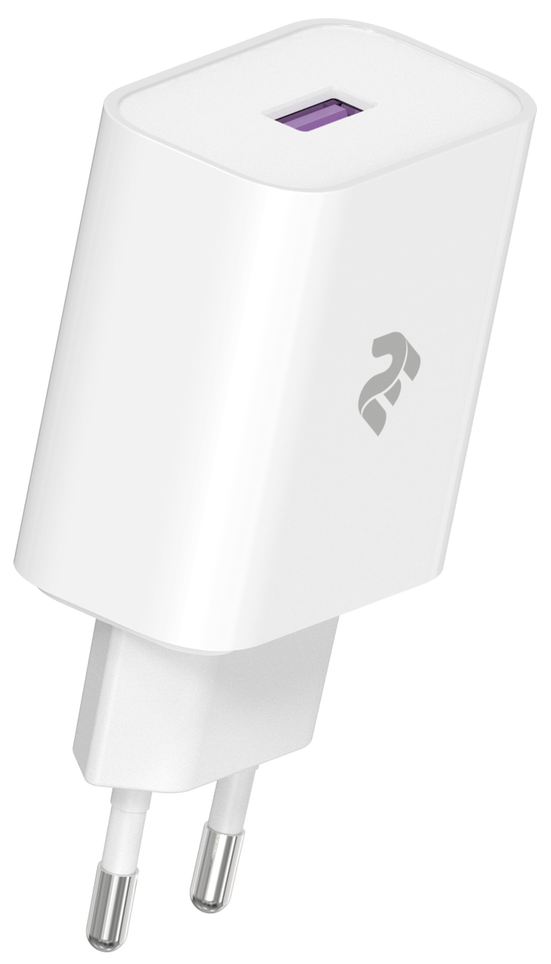Мережевий зарядний пристрій 2Е USB Wall Charger 18W white (2E-WC1USB18W-W) · 2