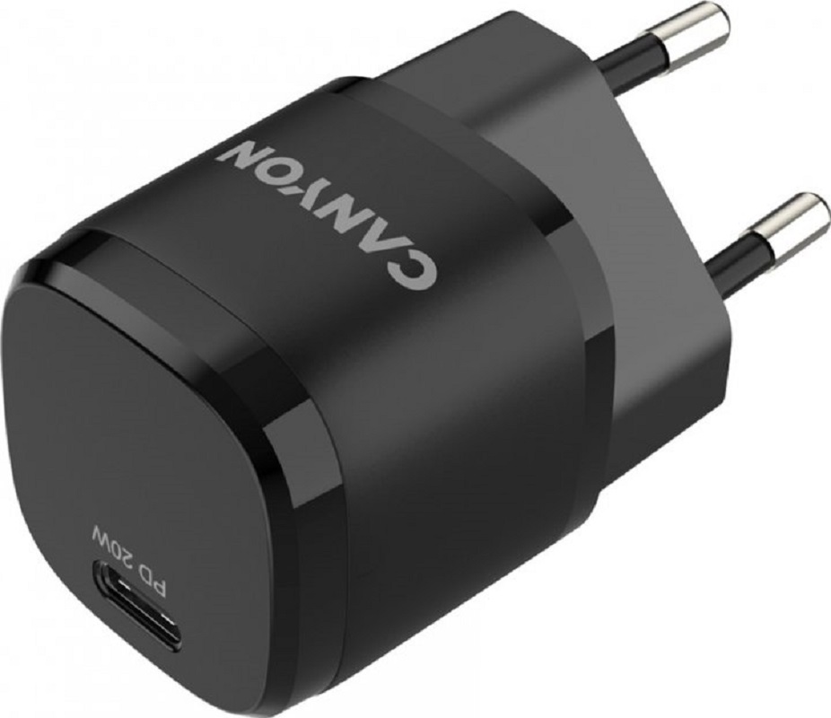 Мережевий зарядний пристрій CANYON H-20-05 PD USB-C Black (CNE-CHA20B05) · 3