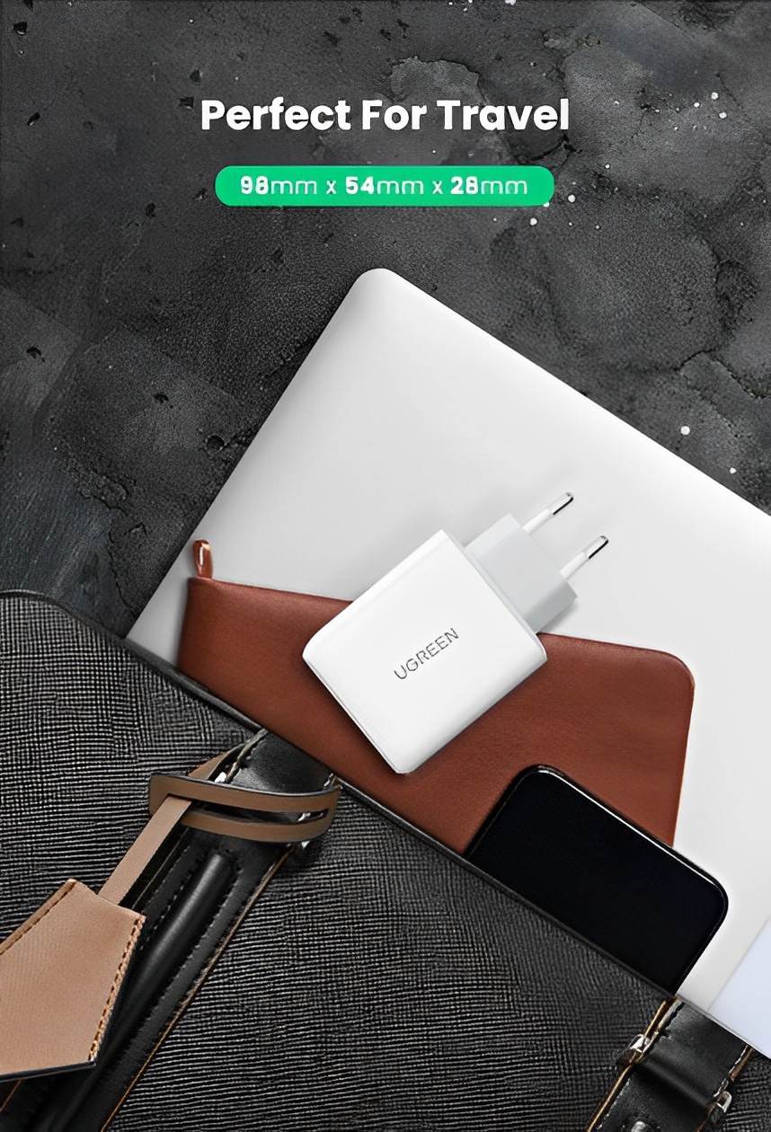 Мережевий зарядний пристрій UGREEN CD199 36W PD Fast Charger EU White (70264) · 5