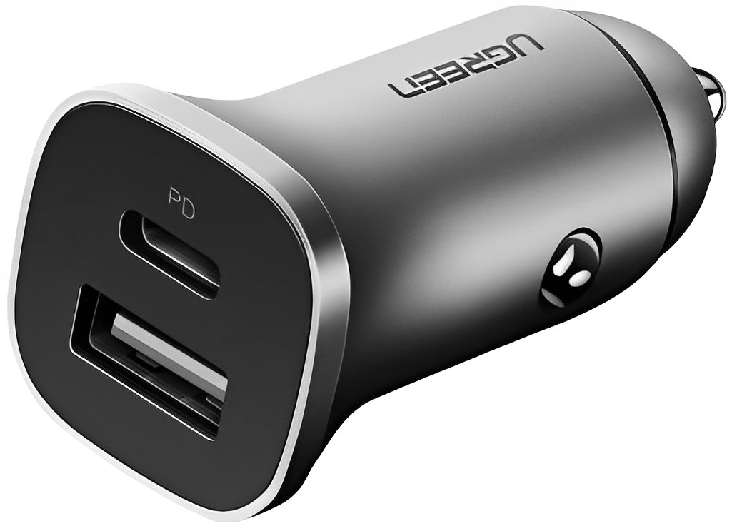 Автомобільний зарядний пристрій UGREEN CD130 Dual USB Car Charger 20W (30780) · 2