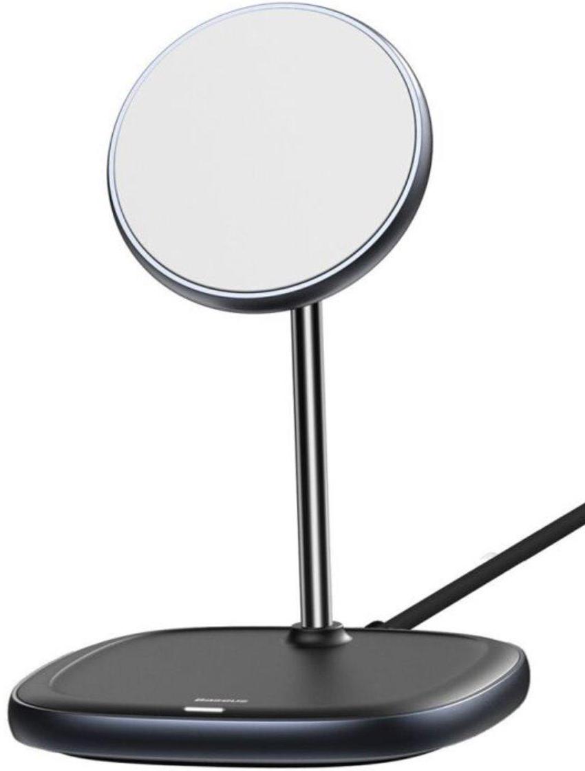 Беспроводное зарядное устройство BASEUS Swan Magnetic Desktop Bracket Wireless Charger Black (WXSW-01) в Киеве