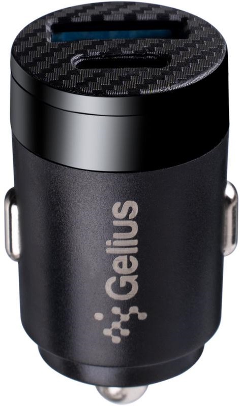 Автомобільний зарядний пристрій GELIUS Pro Inch Twix GP-CC010C USB+Type-C QC/PD (30 Watt) + Cable Type-C-Type-C (92306) · 3