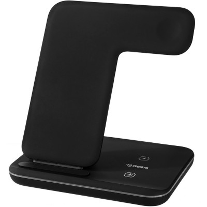 Бездротовий зарядний пристрій 3в1 GELIUS Pro GP-AWC01 15W Black (85112) · 5
