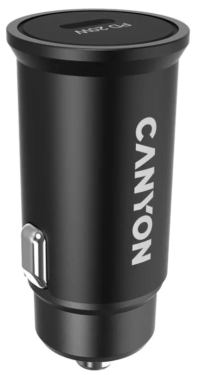 Автомобільний зарядний пристрій CANYON PD 20W Black (CNS-CCA20B) · 2