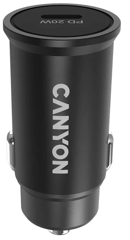Автомобільний зарядний пристрій CANYON PD 20W Black (CNS-CCA20B) · 3