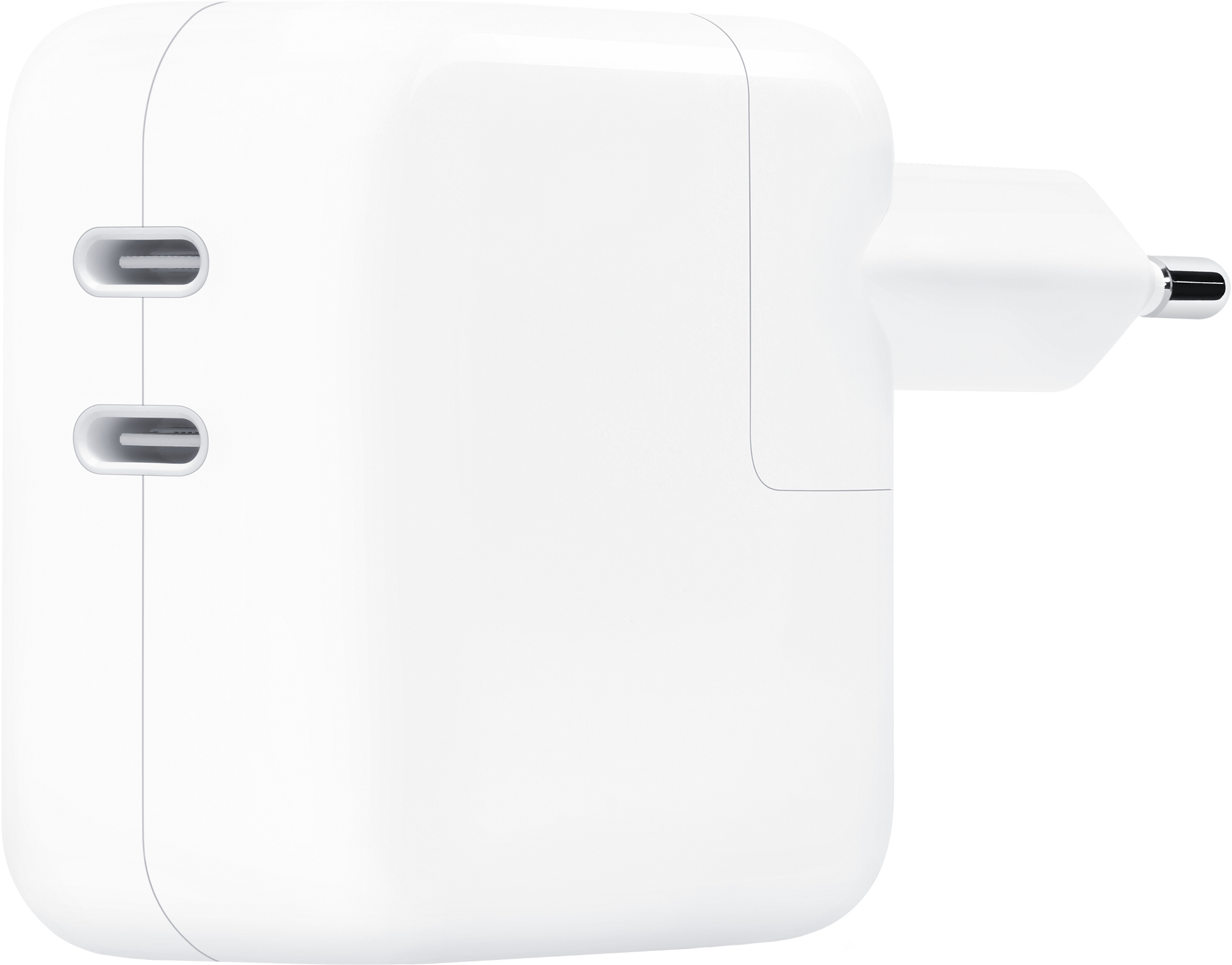 Мережевий зарядний пристій APPLE 35W Dual USB-C PowerAdapter White (MW2K3ZM/A) · 2
