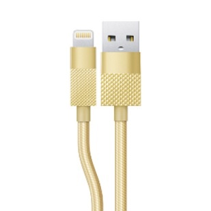 Кабель LuxeCube USB-Lightning 1м Gold в Києві