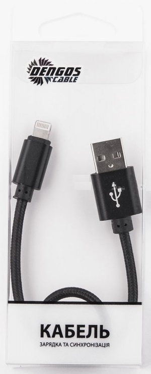 

Кабель Dengos Lightning 0.2м (NTK-L-SHRT-BLACK)