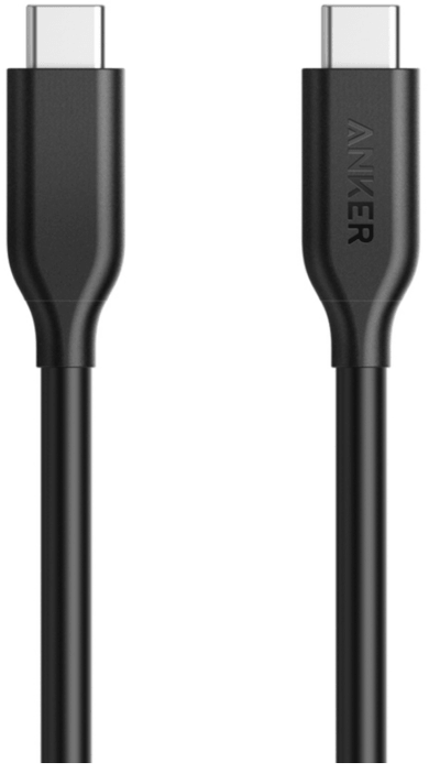 

Кабель ANKER PowerLine USB-C 3.1-USB-C 3.1 0.9m Black (A8183011)