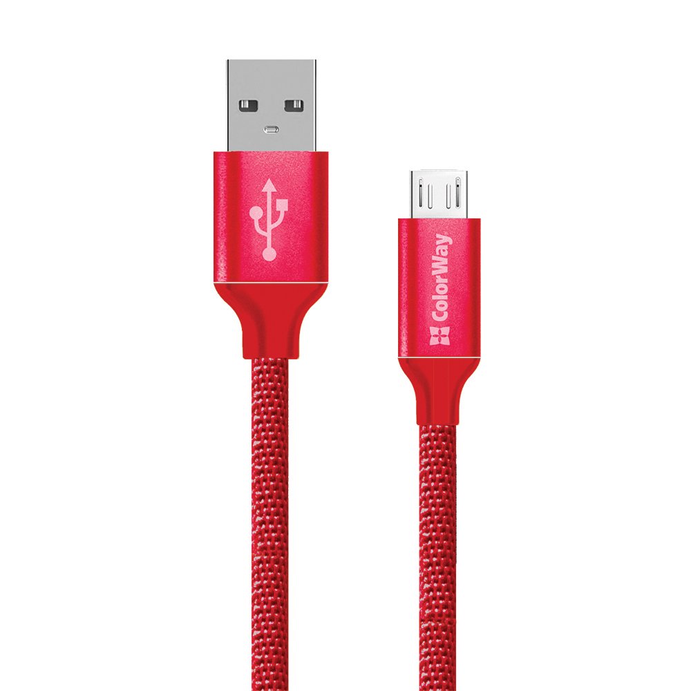 Кабель Colorway USB - МicroUSB/1м/2.1А/К в Києві