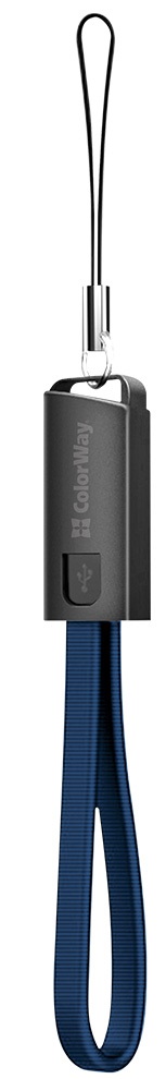 Кабель Colorway USB - Apple Lightning 0,2м/2.4А/П/синій · 3