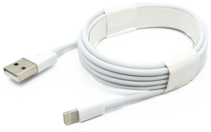 Кабель DENGOS USB - Lightning 2m White (PLS-L-2M-WHITE) в Києві