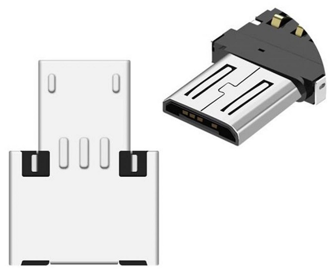 Адаптер к кабелю ХОКО AC-055 USB-Micro USB серебристый (XK-AC055-SL) в Киеве